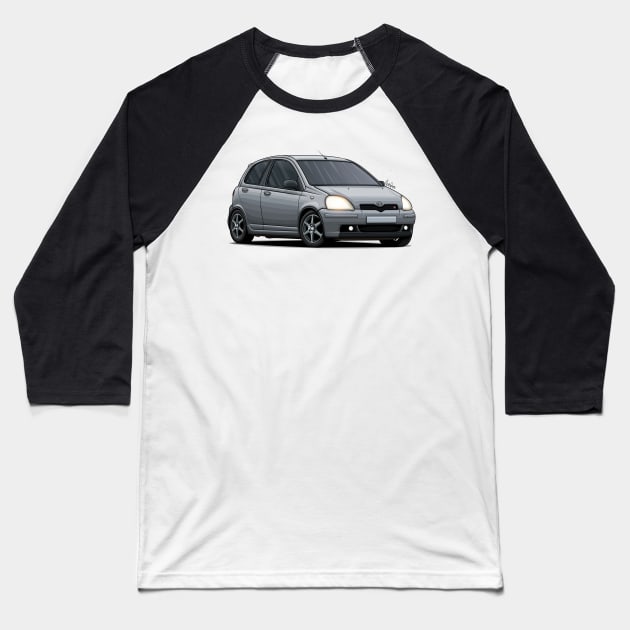 Toyota Yaris TTE Baseball T-Shirt by Mario Ramos Rally Art